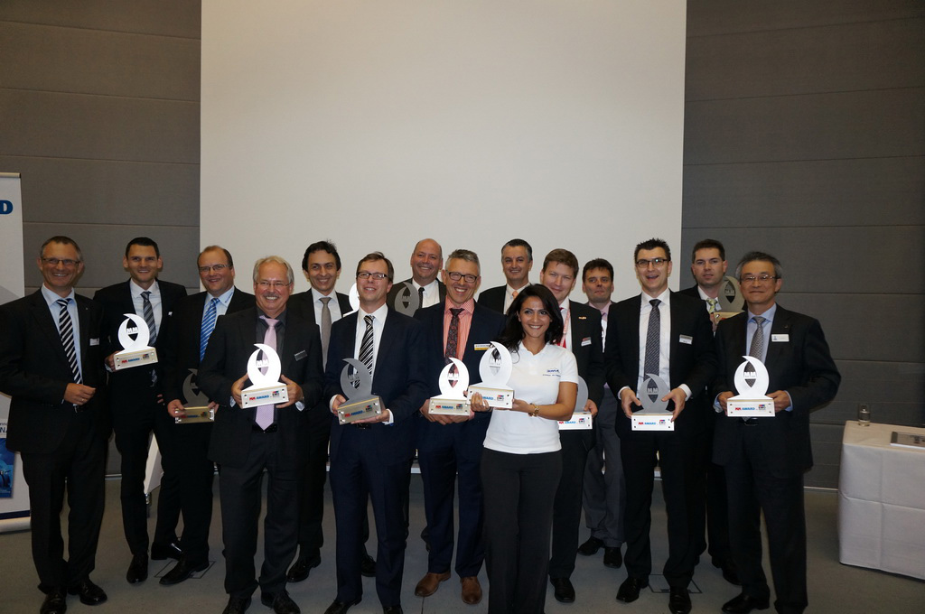 Representatives of KMA Umwelttechnik at the award ceremony for the MM Innovations Award.