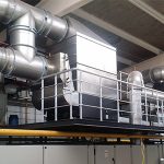 The KMA exhaust air filter system recovers heat for the heating of air & water