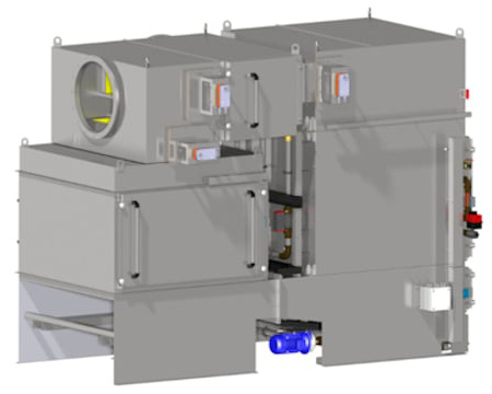 The efficient KMA ULTRAVENT® tandem module for the textile processing industry