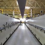 Exhaust air cleaning and heat recovery on stenter frames